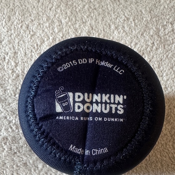 New England Patriots Navy Can Cooler Sleeve - Dunkin' Co-Branded - Picture 3 of 4